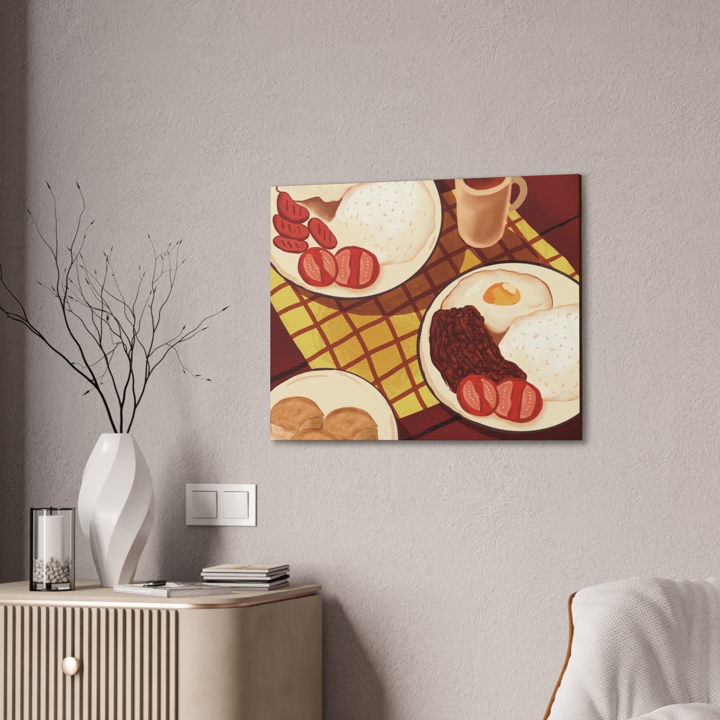 Silog Filipino Breakfast Canvas Print