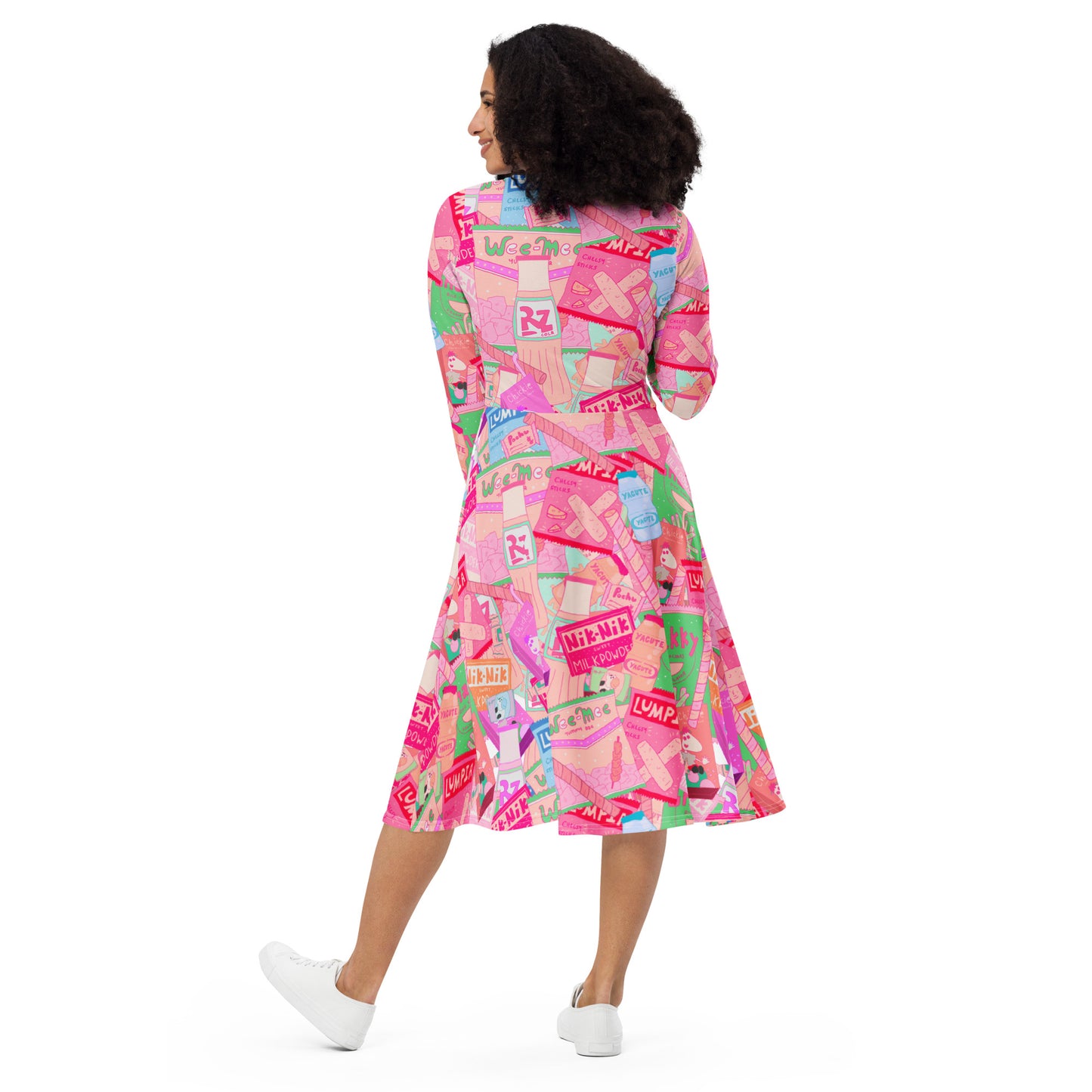 Filipino Snacks midi dress