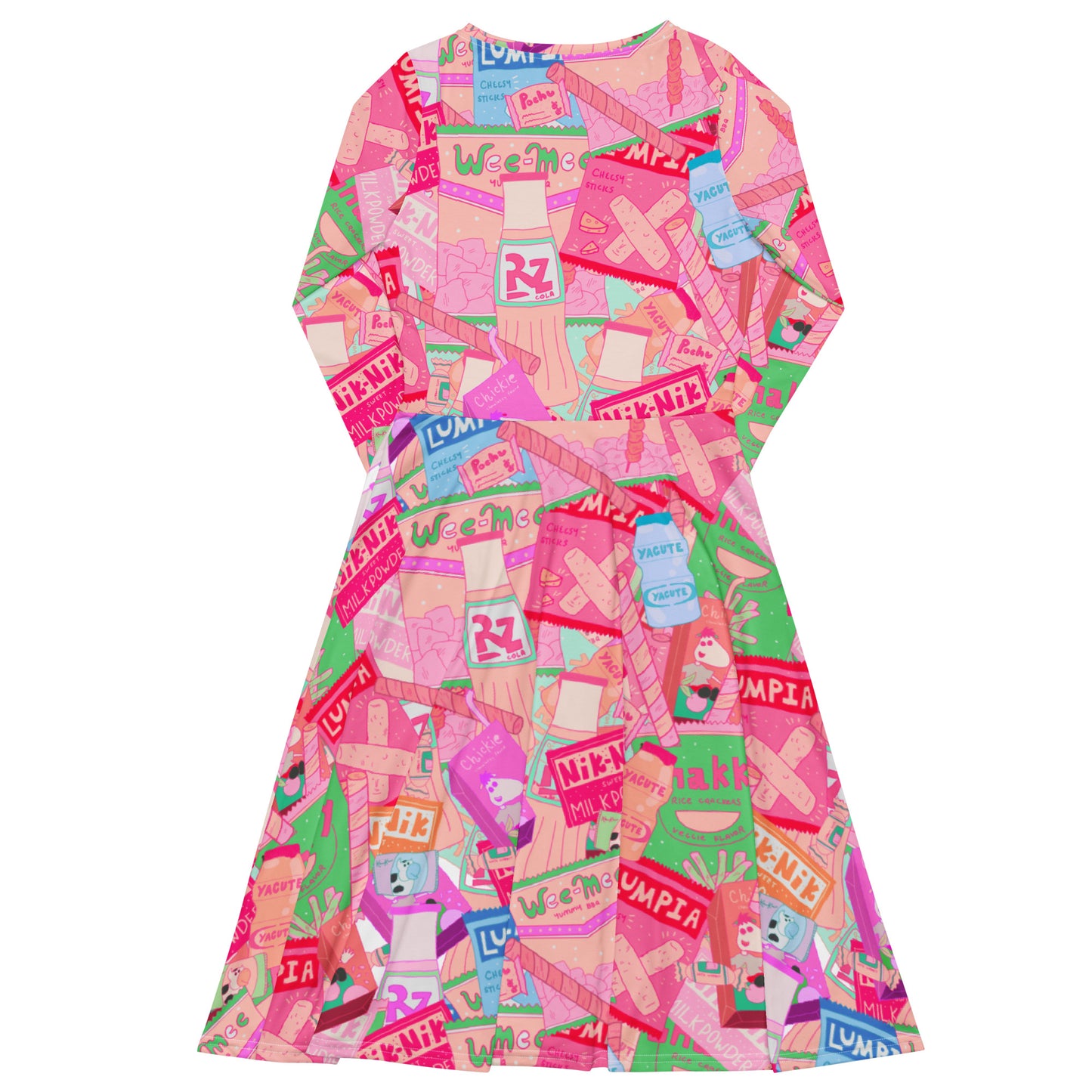 Filipino Snacks midi dress