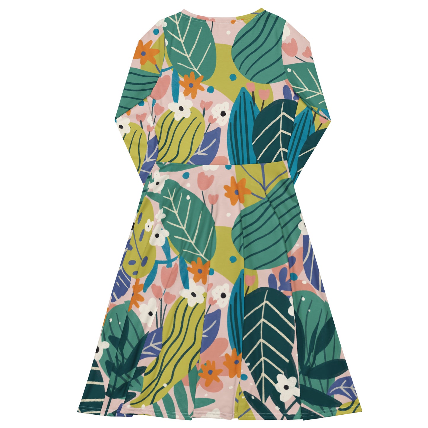 Leaves Midi Dress