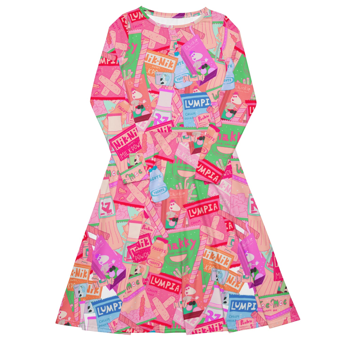 Filipino Snacks midi dress