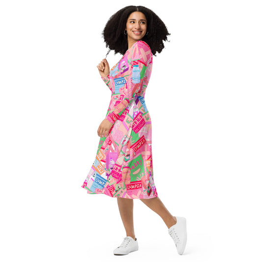 Filipino Snacks midi dress