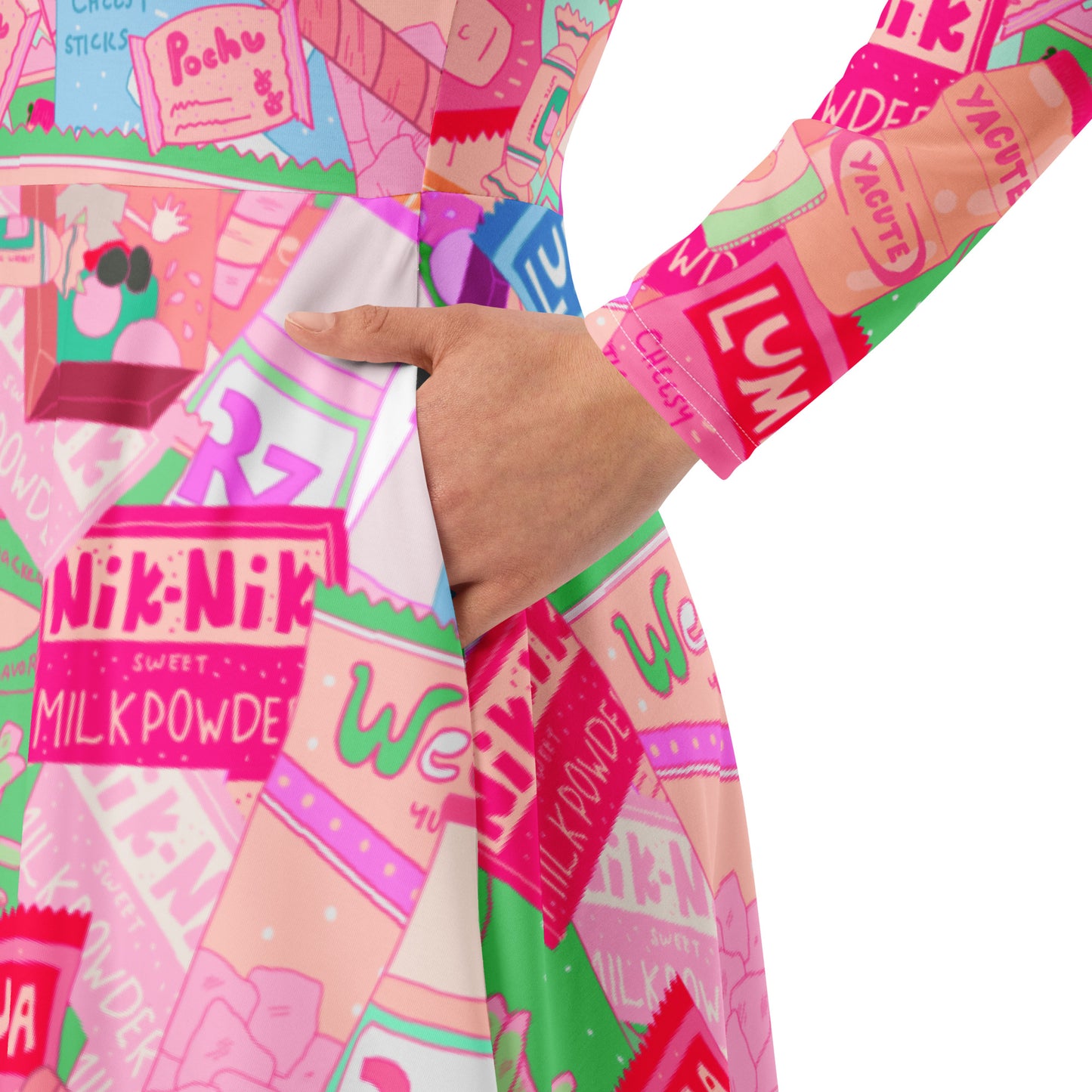 Filipino Snacks midi dress