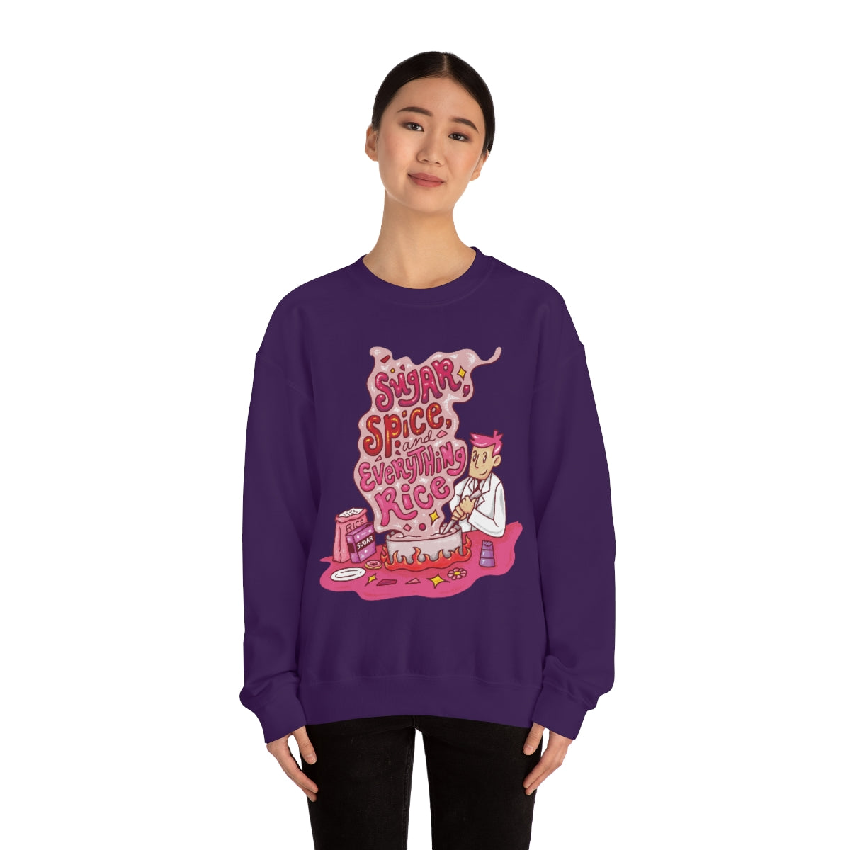 Sugar, Spice and Everything Rice Crewneck Sweatshirt