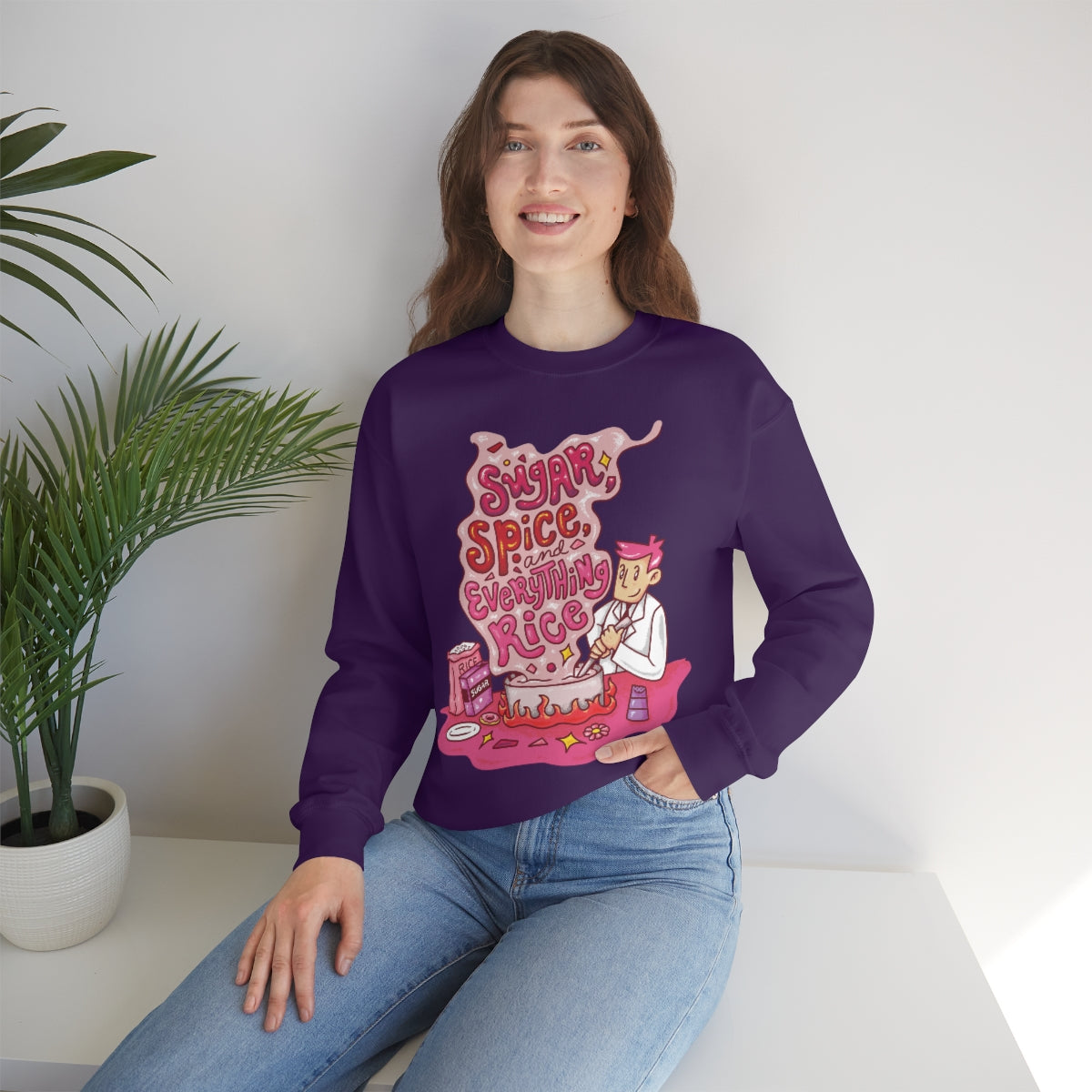 Sugar, Spice and Everything Rice Crewneck Sweatshirt