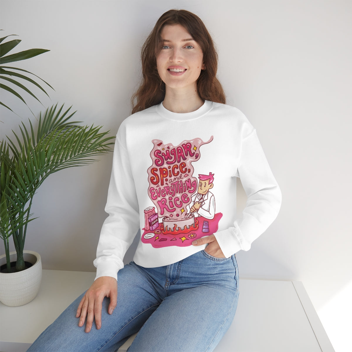 Sugar, Spice and Everything Rice Crewneck Sweatshirt