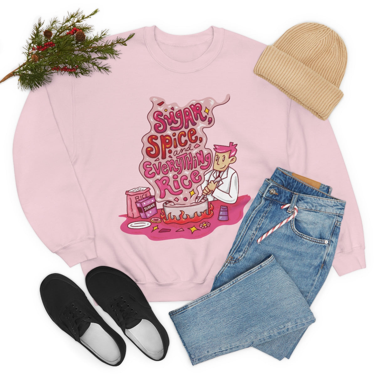 Sugar, Spice and Everything Rice Crewneck Sweatshirt