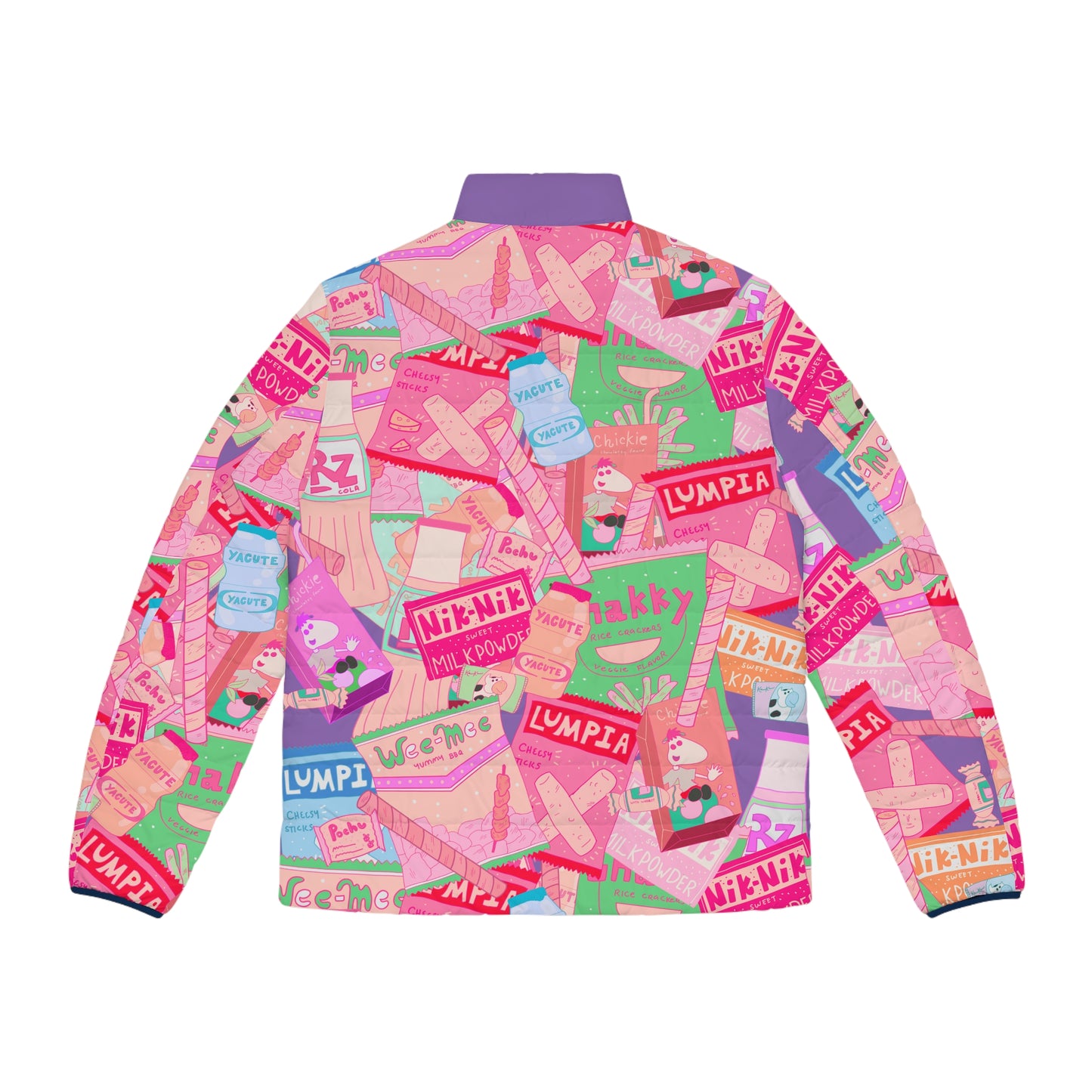 Filipino Snacks Puffer Jacket