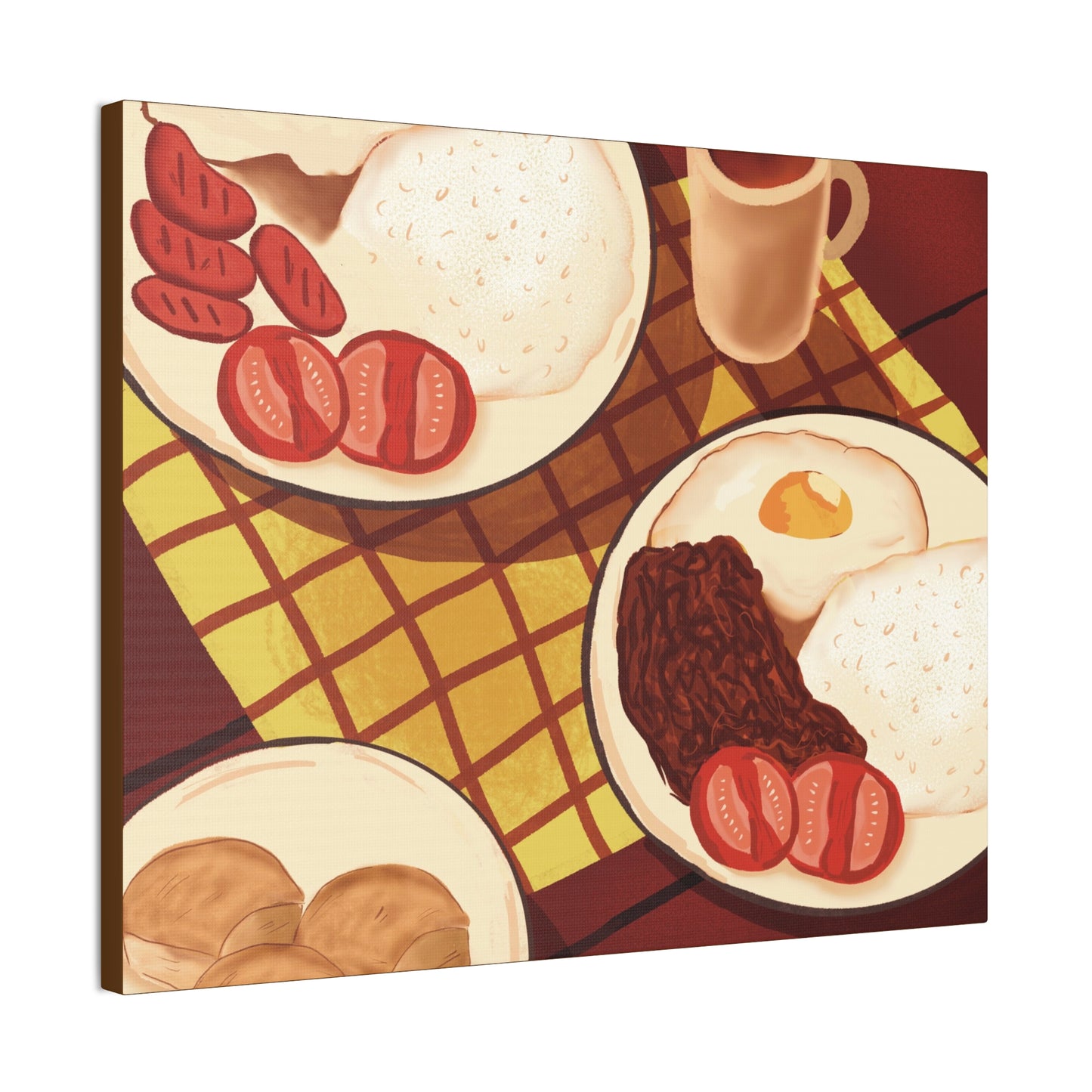 Silog Filipino Breakfast Canvas Print