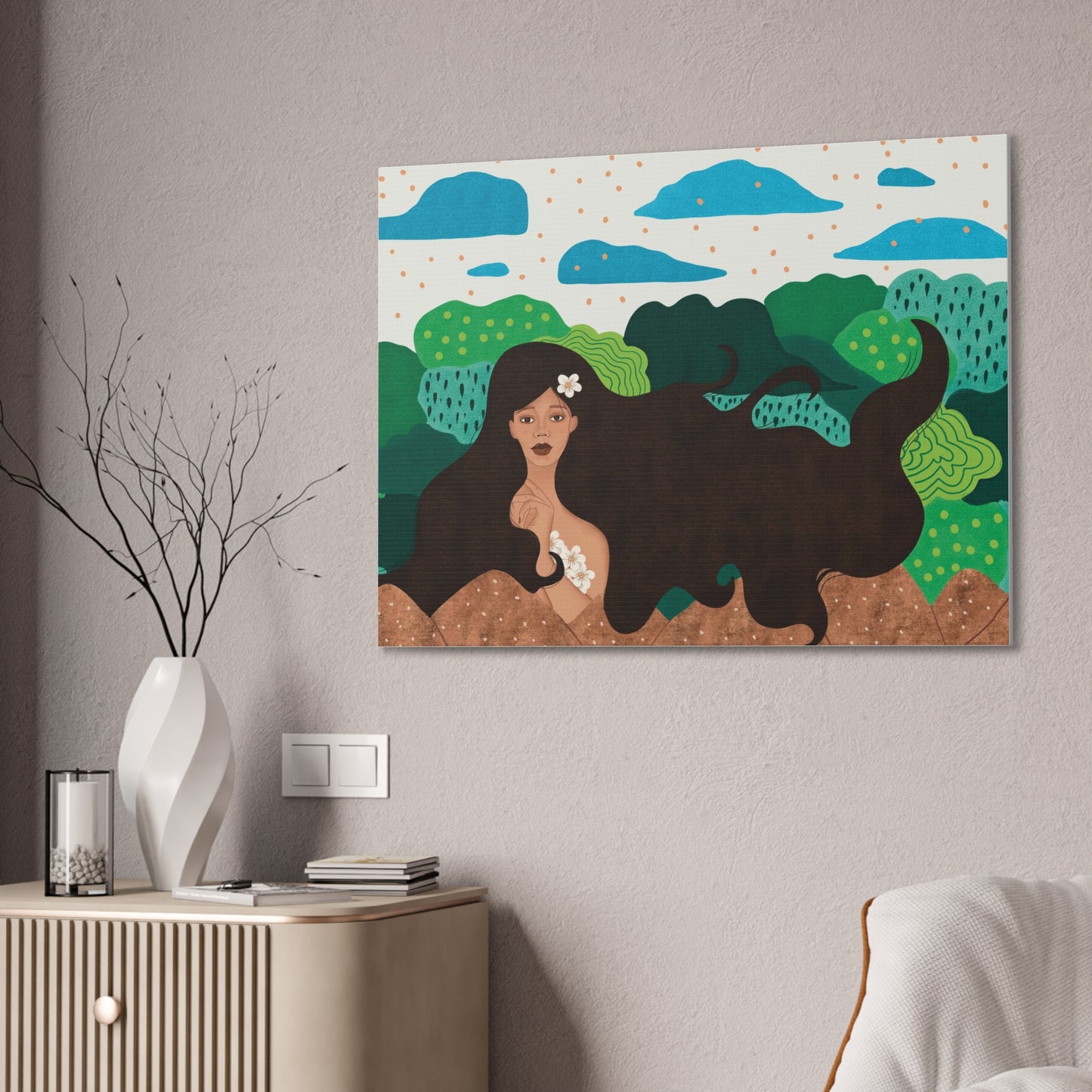 Maria Makiling Canvas Print