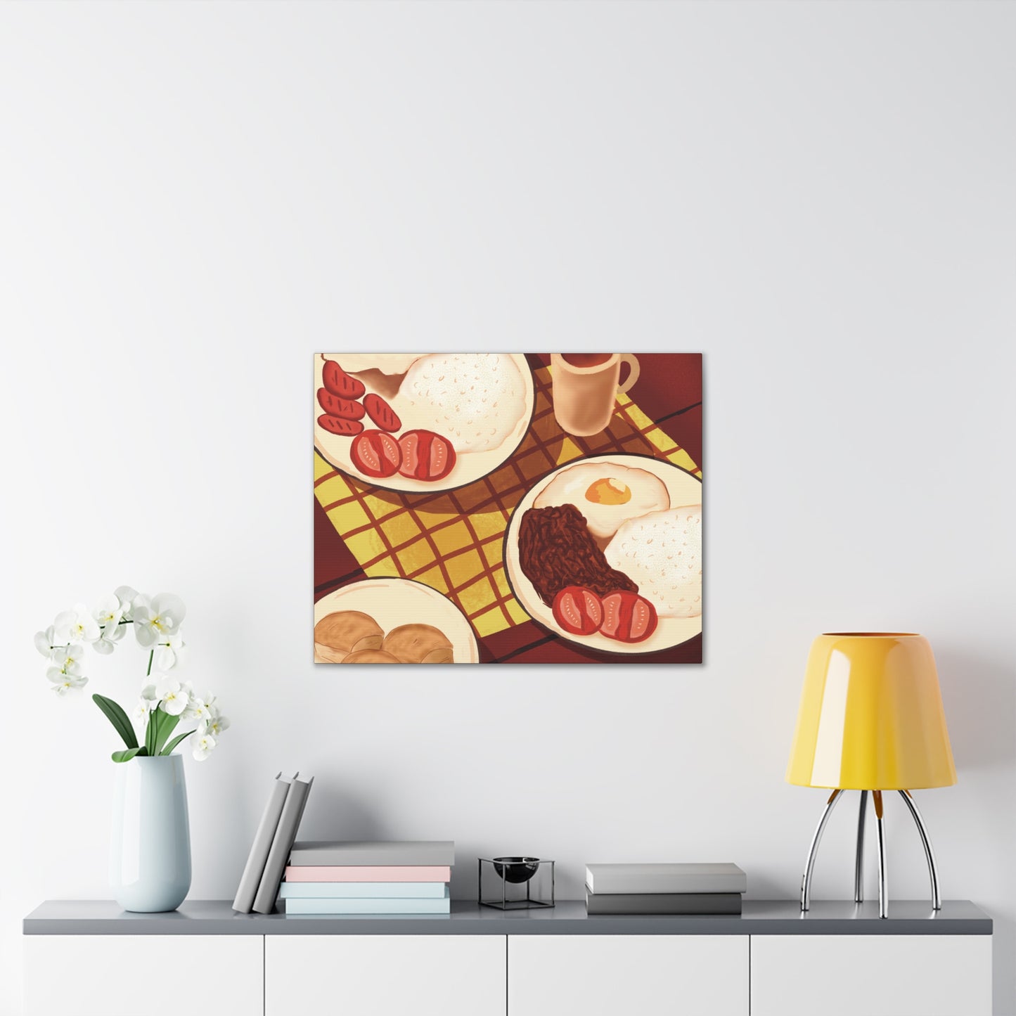 Silog Filipino Breakfast Canvas Print