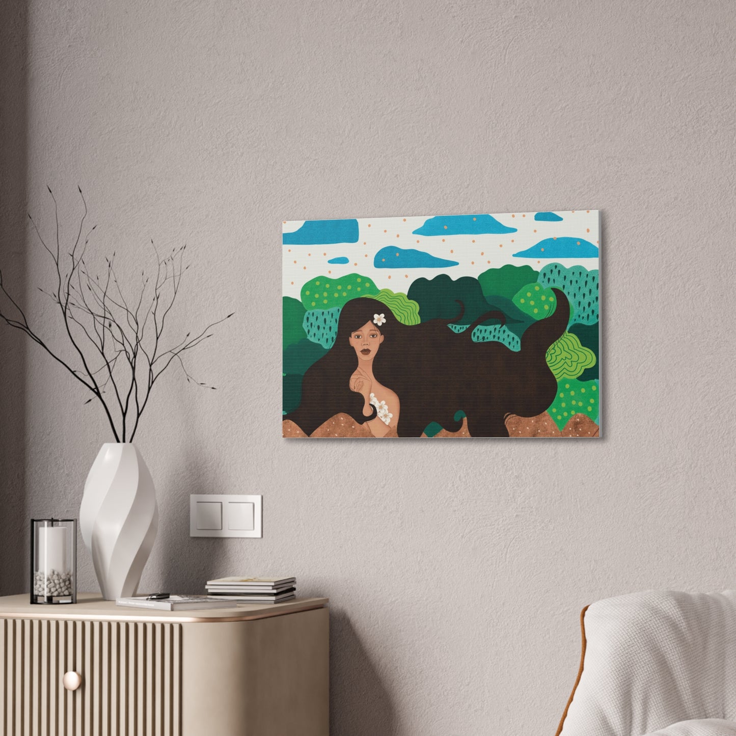 Maria Makiling Canvas Print