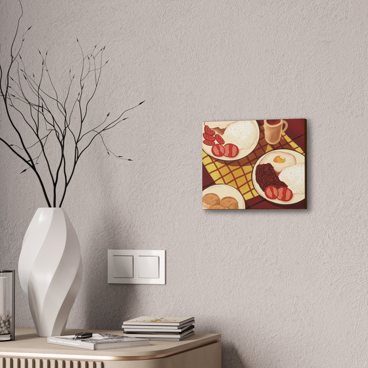 Silog Filipino Breakfast Canvas Print