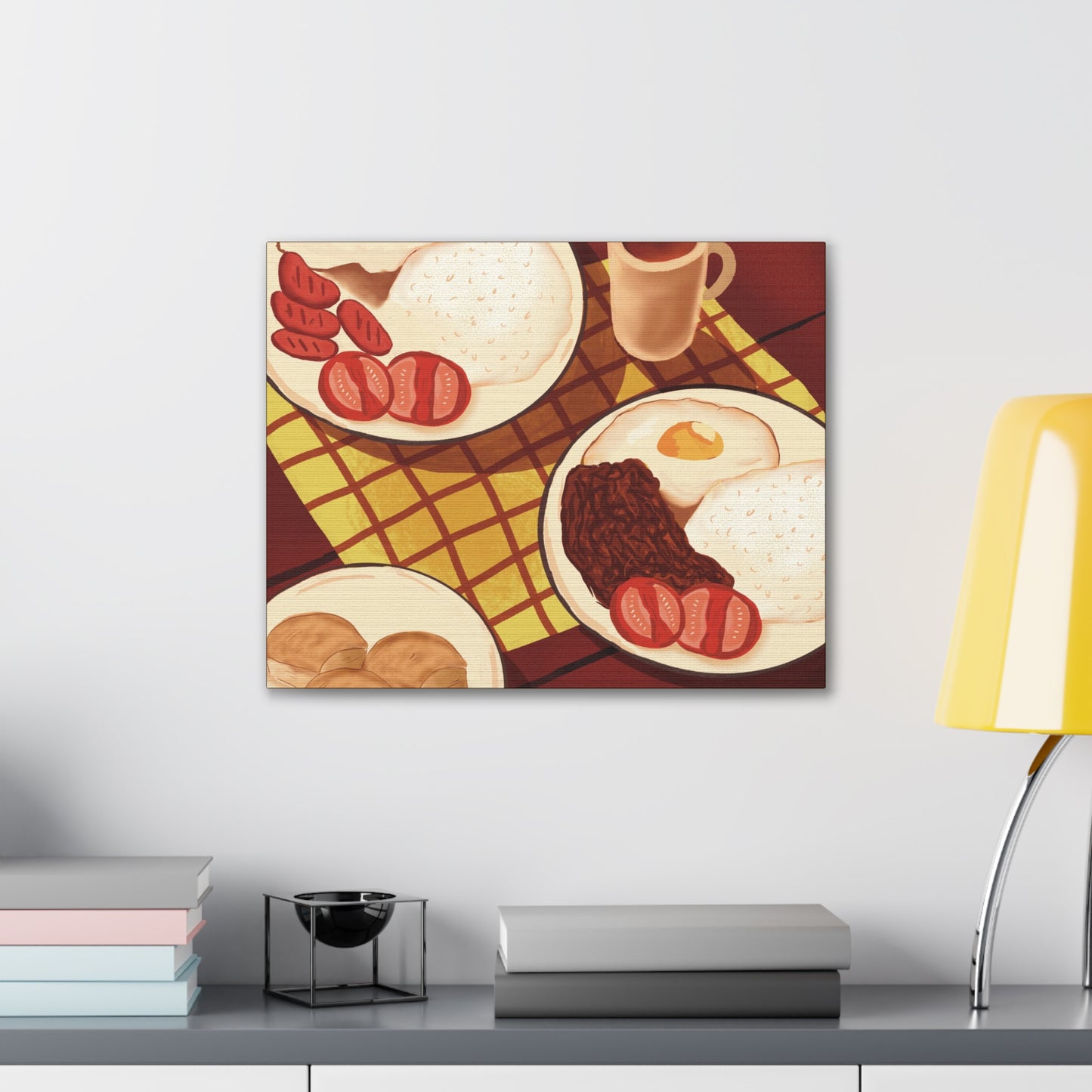 Silog Filipino Breakfast Canvas Print