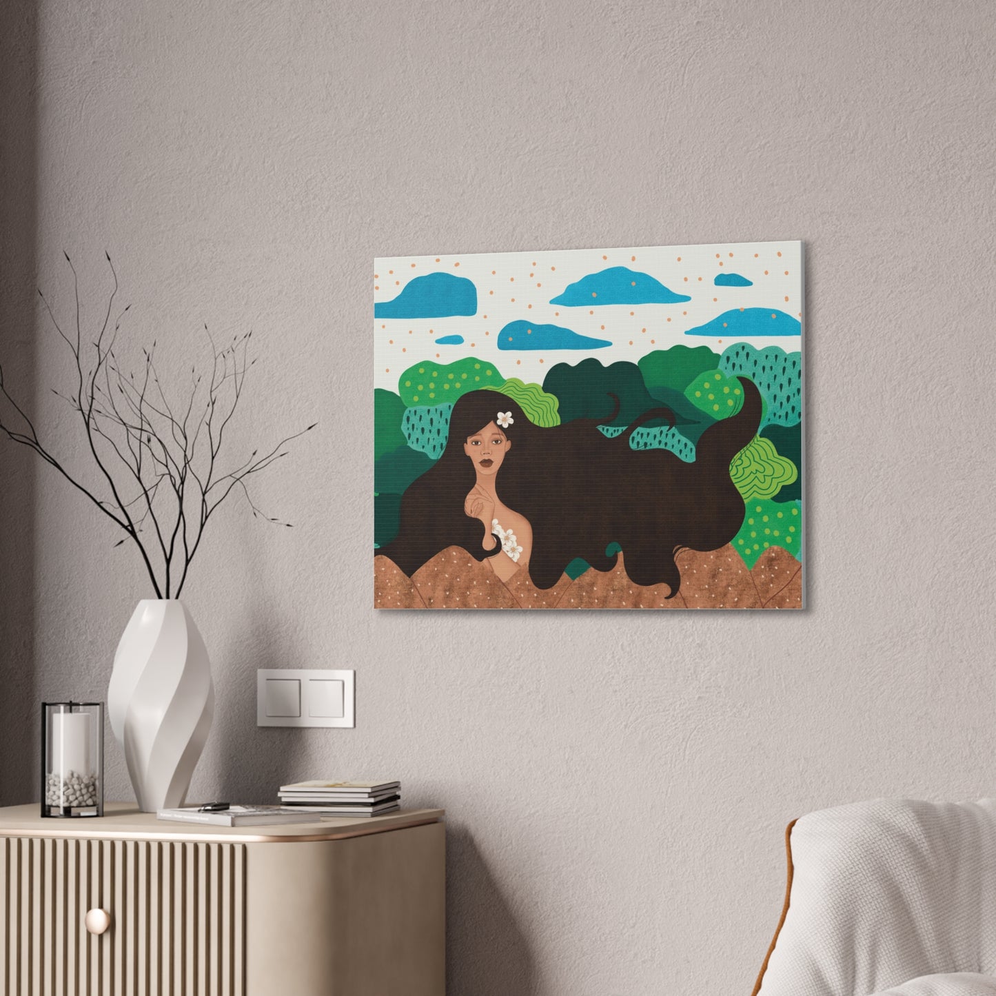 Maria Makiling Canvas Print