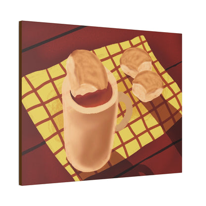 Pandesal at Kape Canvas Print