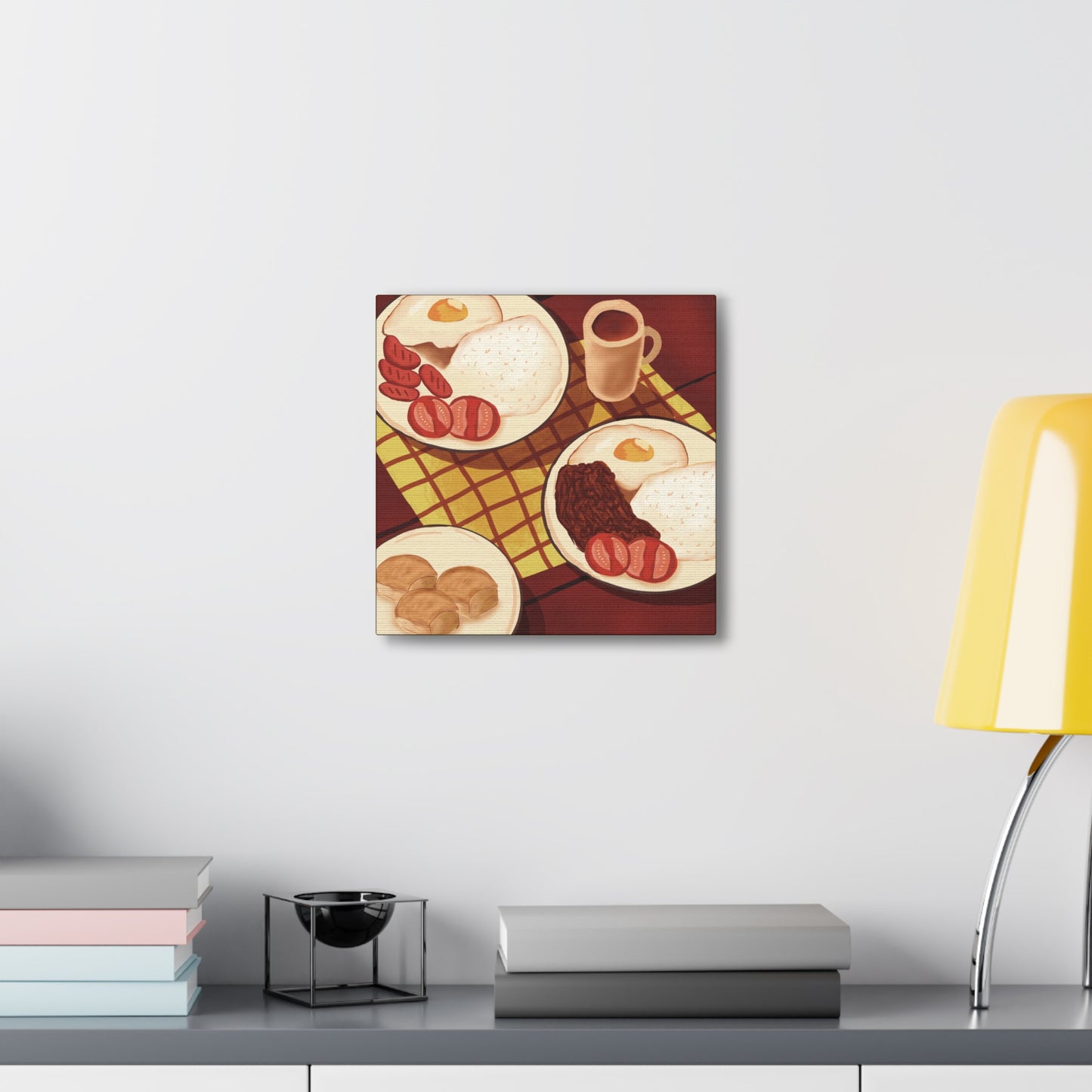 Silog Filipino Breakfast Art Canvas Print