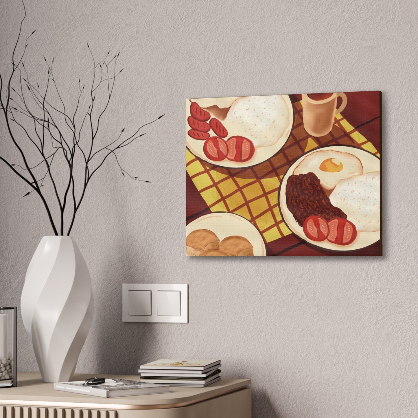 Silog Filipino Breakfast Canvas Print
