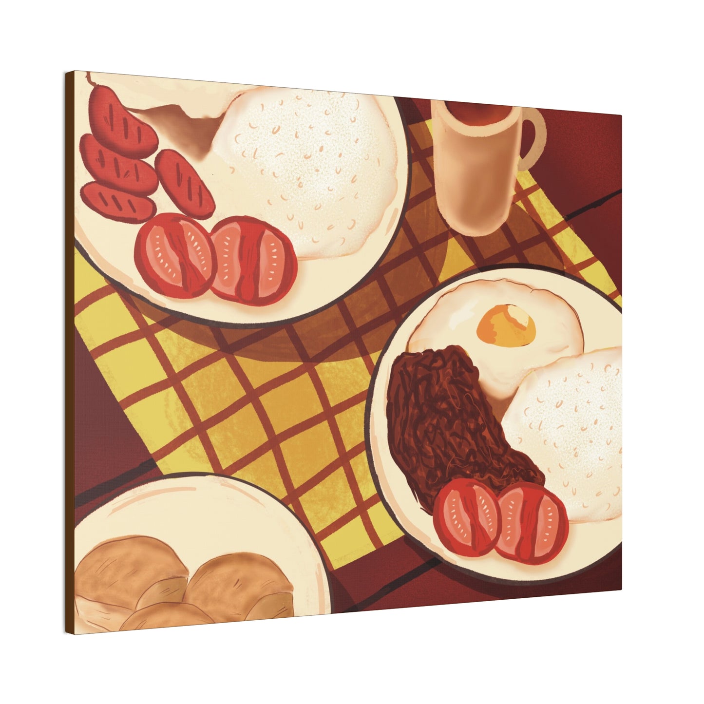 Silog Filipino Breakfast Canvas Print