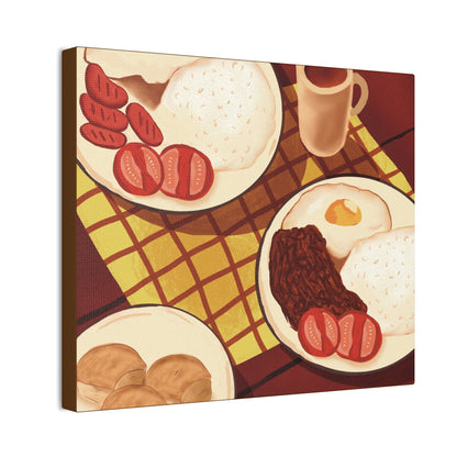 Silog Filipino Breakfast Canvas Print