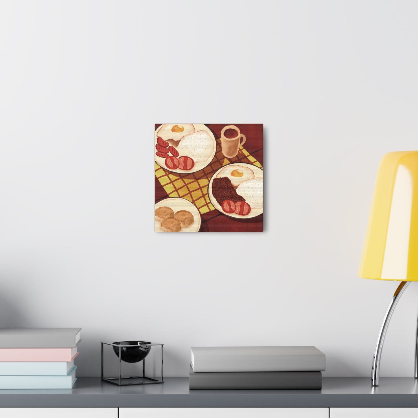 Silog Filipino Breakfast Art Canvas Print