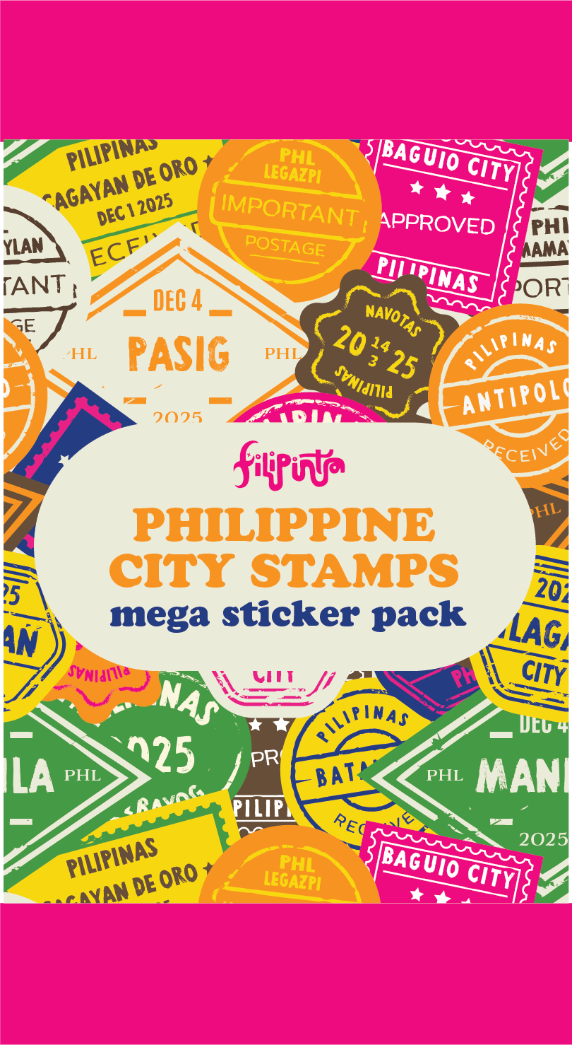 Philippine City Stamps - Mega Sticker Pack